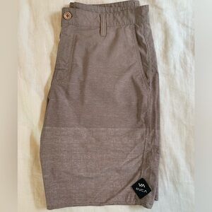 RVCA Hybrid Shorts - Tan - 33 - used, Good Condition